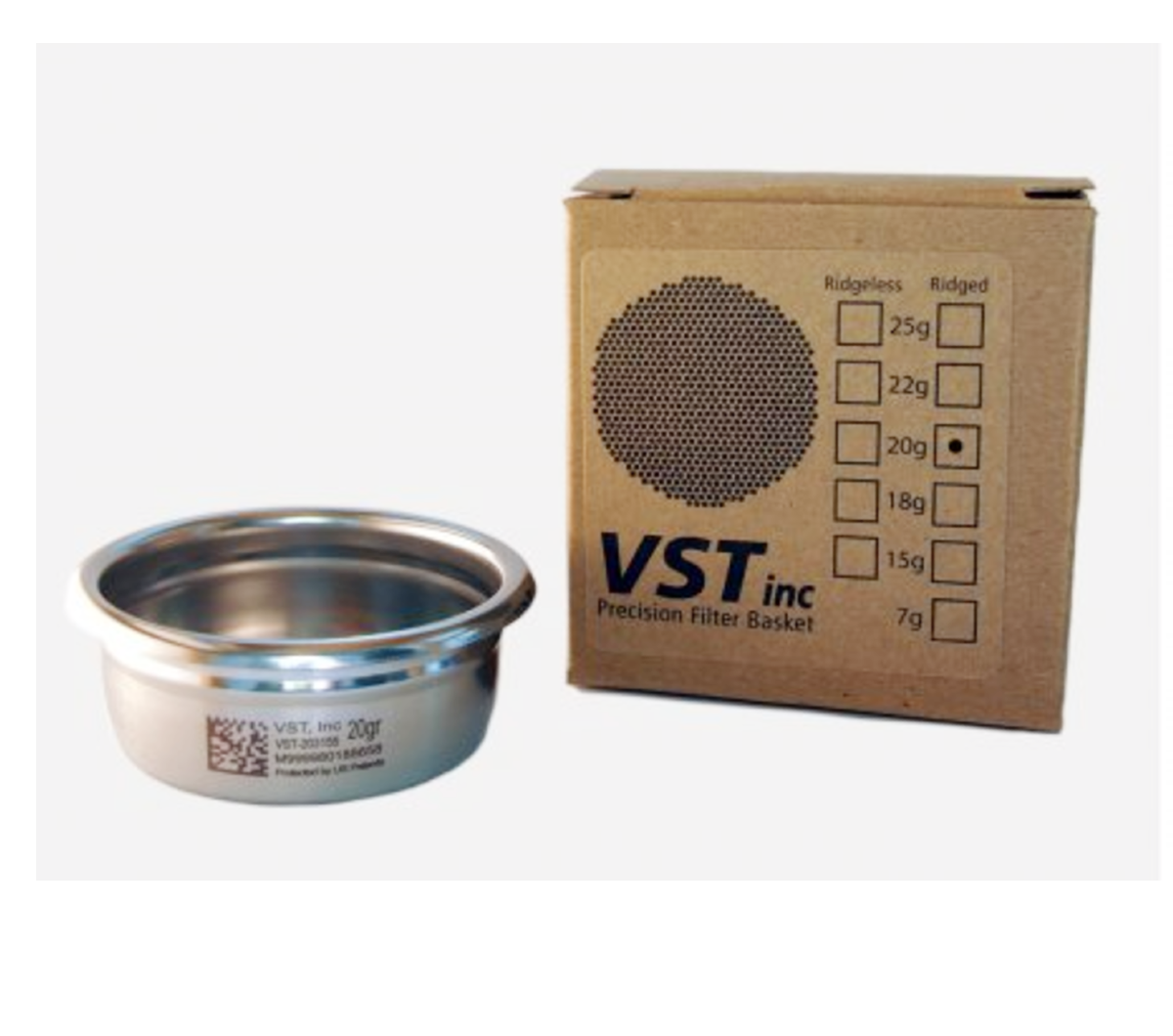 VST Precision Basket 20g - RIDGED